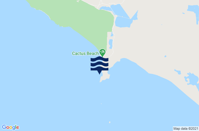 Mapa da tábua de marés em Witzigs (Point Sinclair), Australia