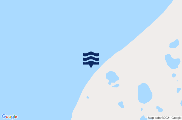 Mapa da tábua de marés em Wood Bay, United States