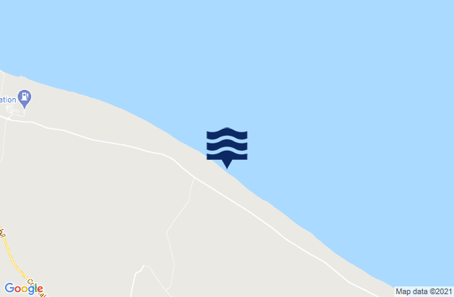 Mapa da tábua de marés em Zalţan, Libya