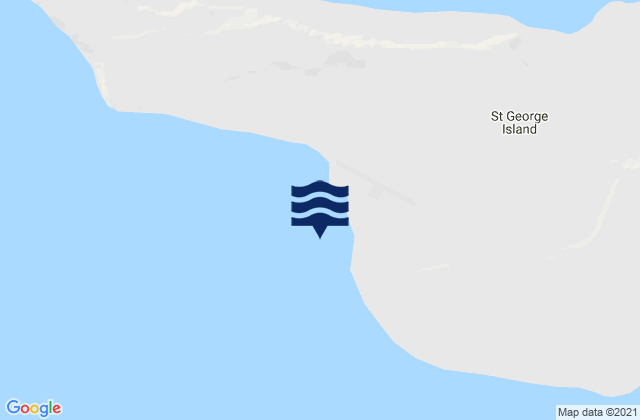 Mapa da tábua de marés em Zapadni Bay (St. George Island), United States