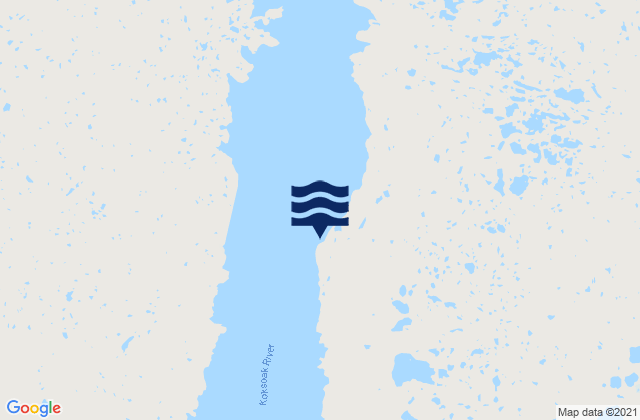 Mapa da tábua de marés em Île Naujaat, Canada